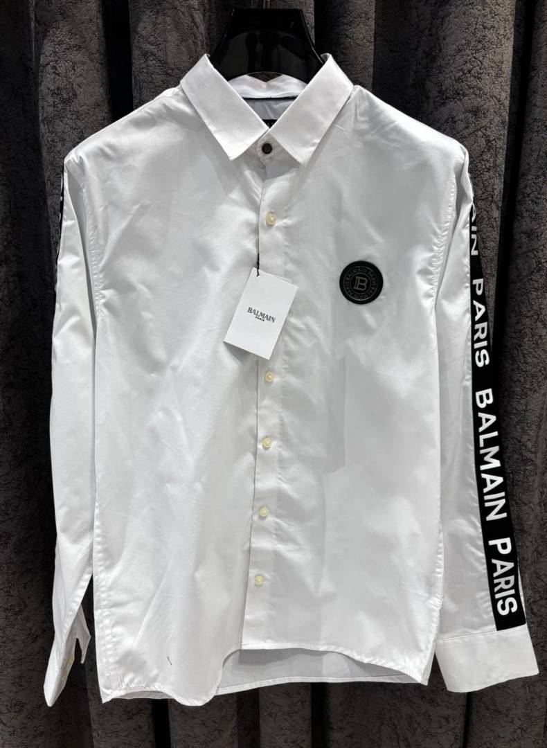 BALMAN IMPORTED STORE ARTICLE SHIRT WHITE