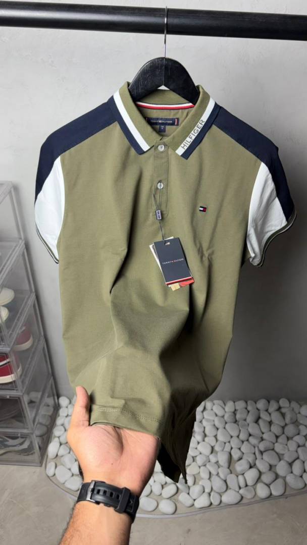 Tomm_ Hilfige_r Premium Polo T-Shirt with OG box Packaging 2198