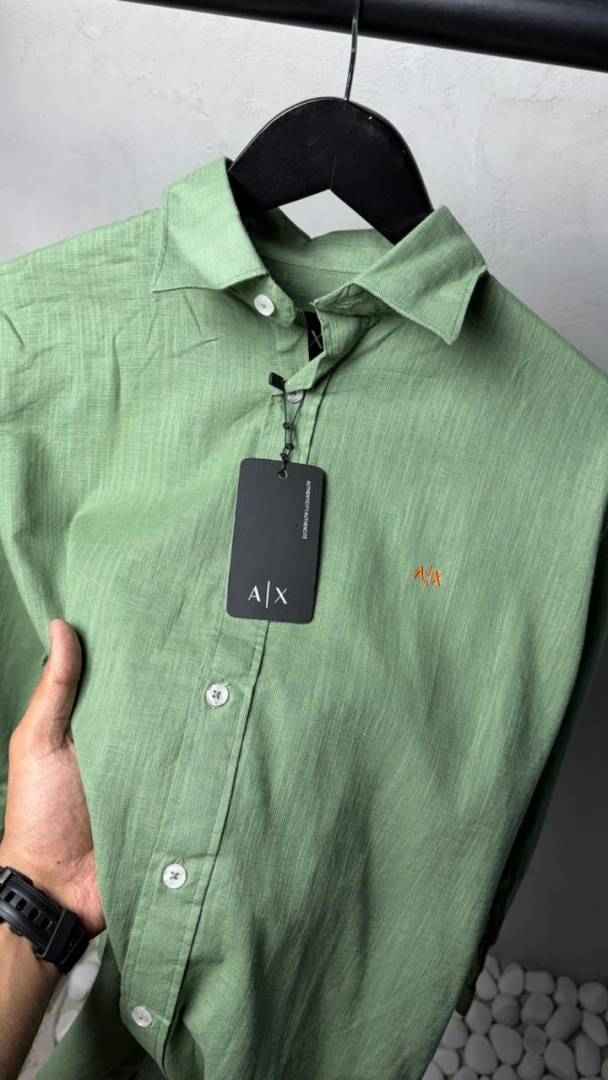 Armaani Exchang e AX Premium Linen Shirts 2431.Sale offer VS1000