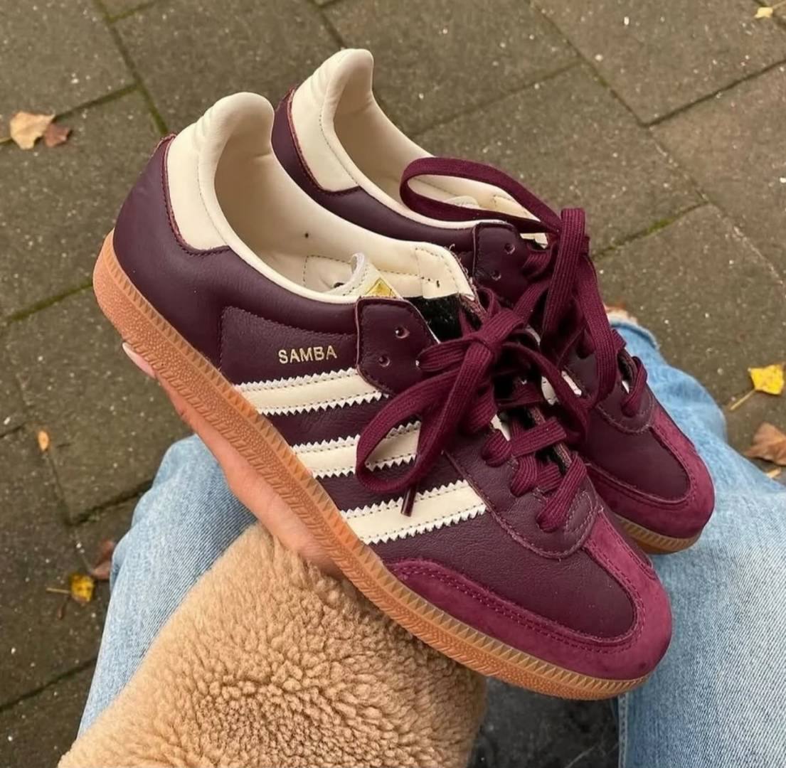 ADIDDAS SAMBA MAROON MENS FIX