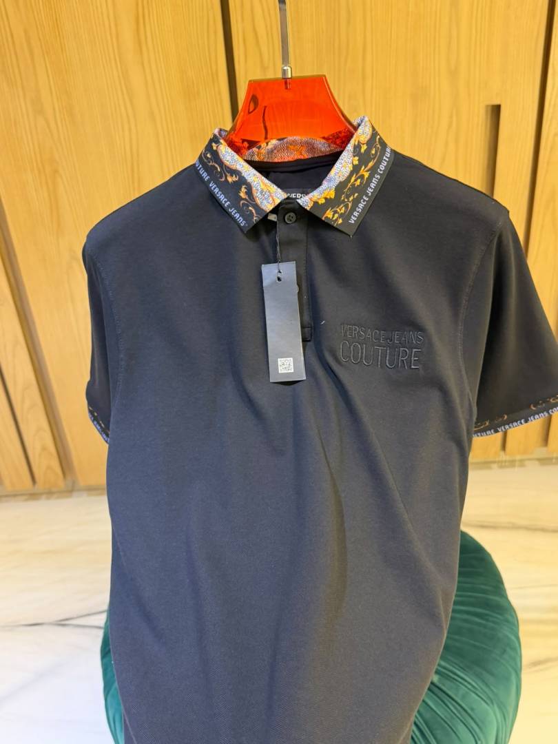 Versac- IMPORTED STORE ARTICLE POLO T-SHIRT