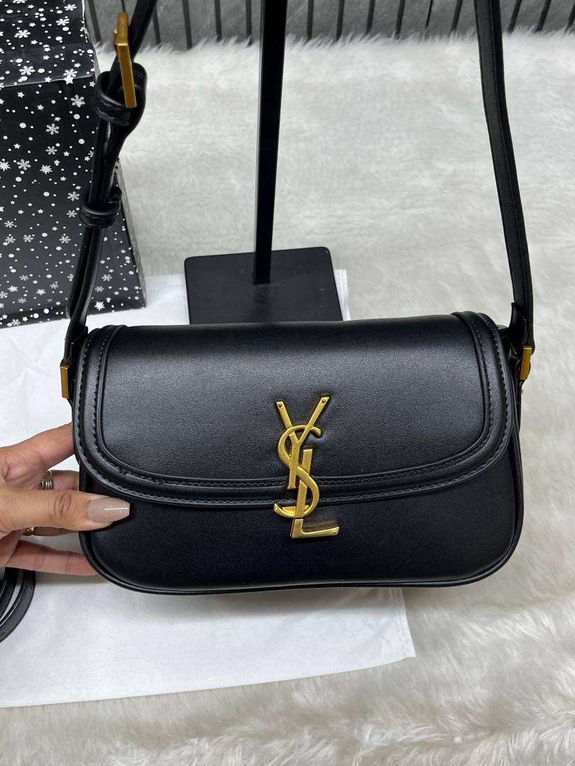 Ysl Solferino Small Shoulder Bag With Original Box & Long SlingBelt