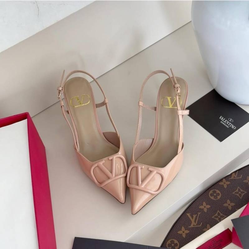 Valentyno_BabyPink_Patent_Leather_Slingback_Heels_With_OriginalBox_CarryBag