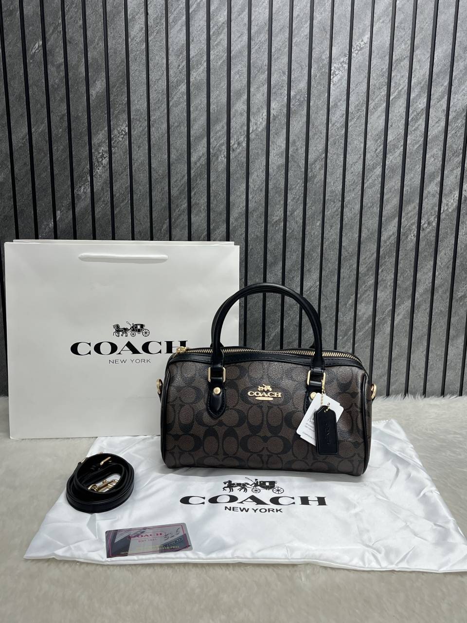 Coach Rowan Long Satchel Bag With OriginalCarryBag DustCover