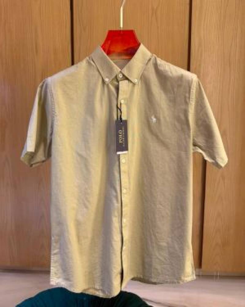 RALP-xH LAUREN POLO STORE ARTxICLE IMPORTED leelan fabric SHIRT
