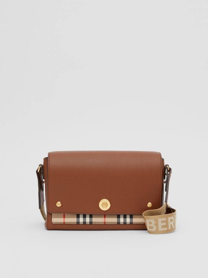 Burberrry CB Note Leather Flap Crossbody Bag With Original Box & CarryBag