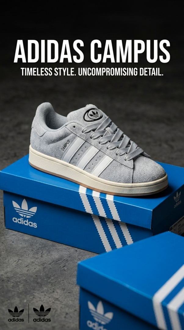 ADIDDAS CAMPUS 00s SILVER GREY