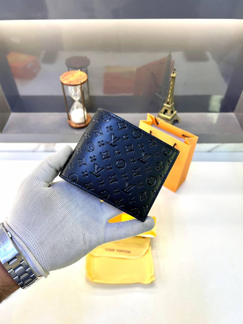 Loius Vutton Full Black Premium Quality Wallet Fa 636