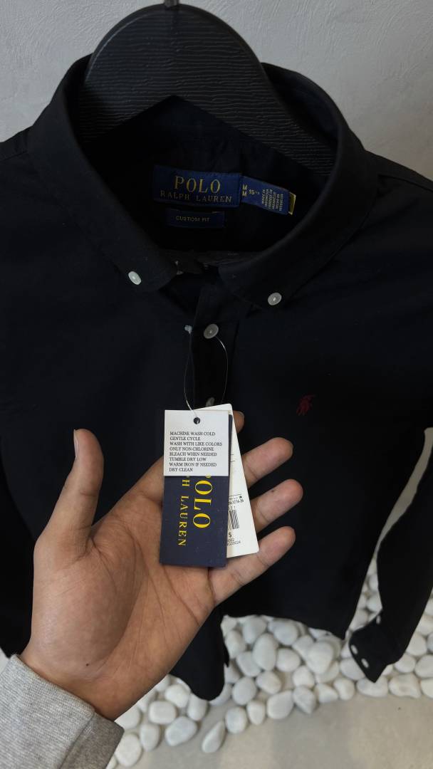 Ralp Lauren Polo Black Oxford Shirt 1007