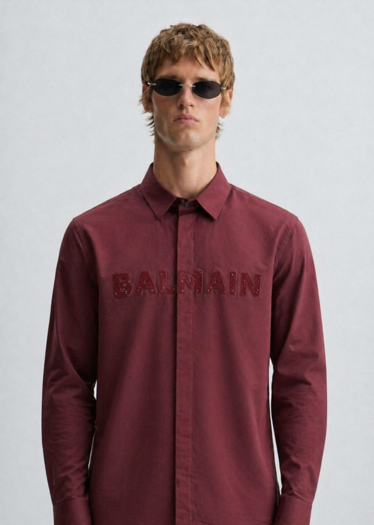 BALMAN IMPORTED STORE ARTICLE DIAMOND CHINA SHIRT