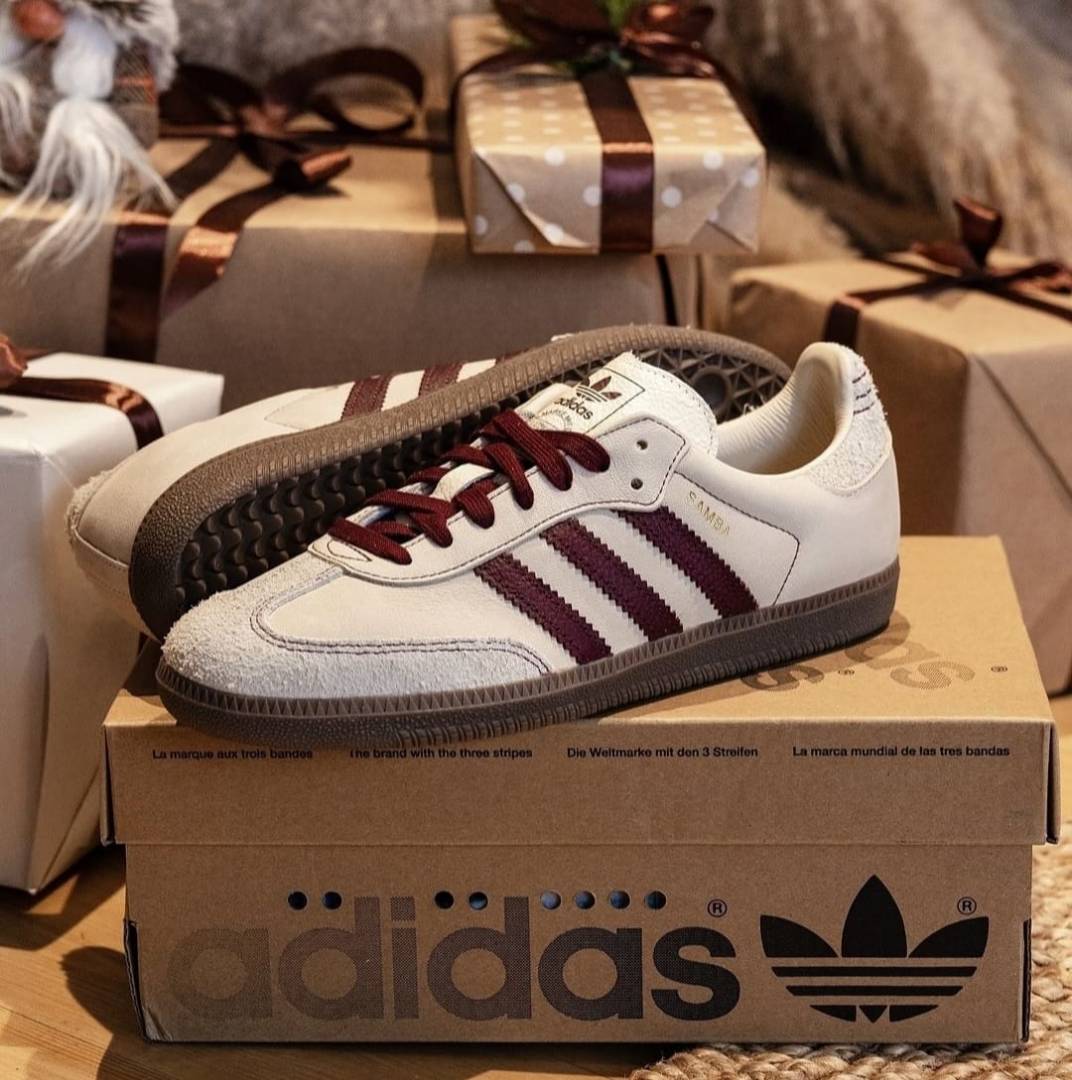 Adidaass Samba Og Wonder White Maroon
