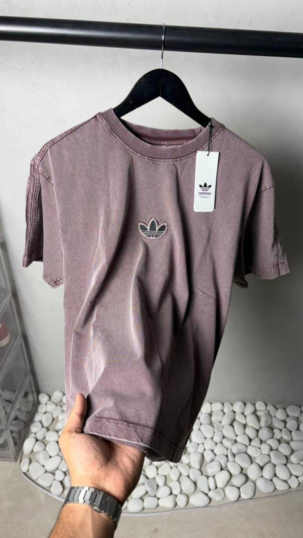 Adid. Premium Acid Wash Round Neck T Shirt 2116