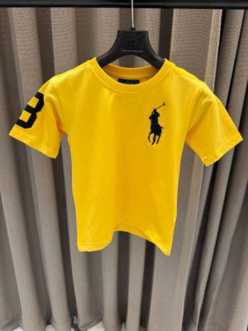 No return Ralf Lauren imported Kids Tshirt Yellow