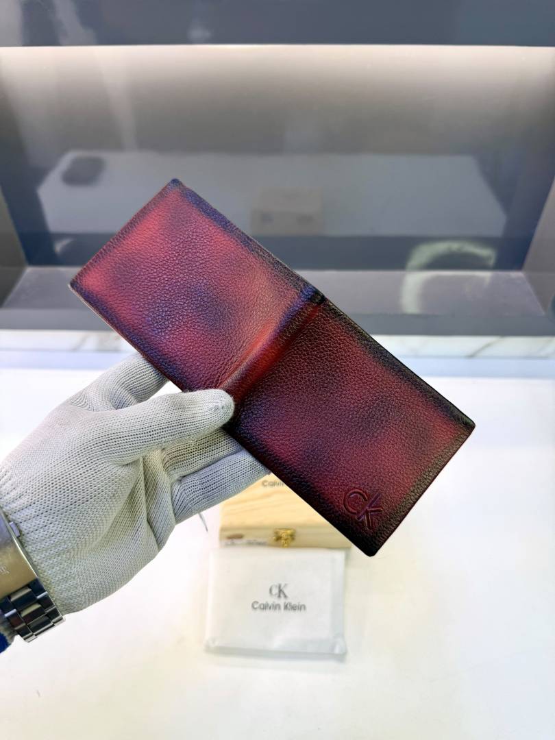 Ck_Calvi Red Ten Premium Quality Wallet Fa 1131