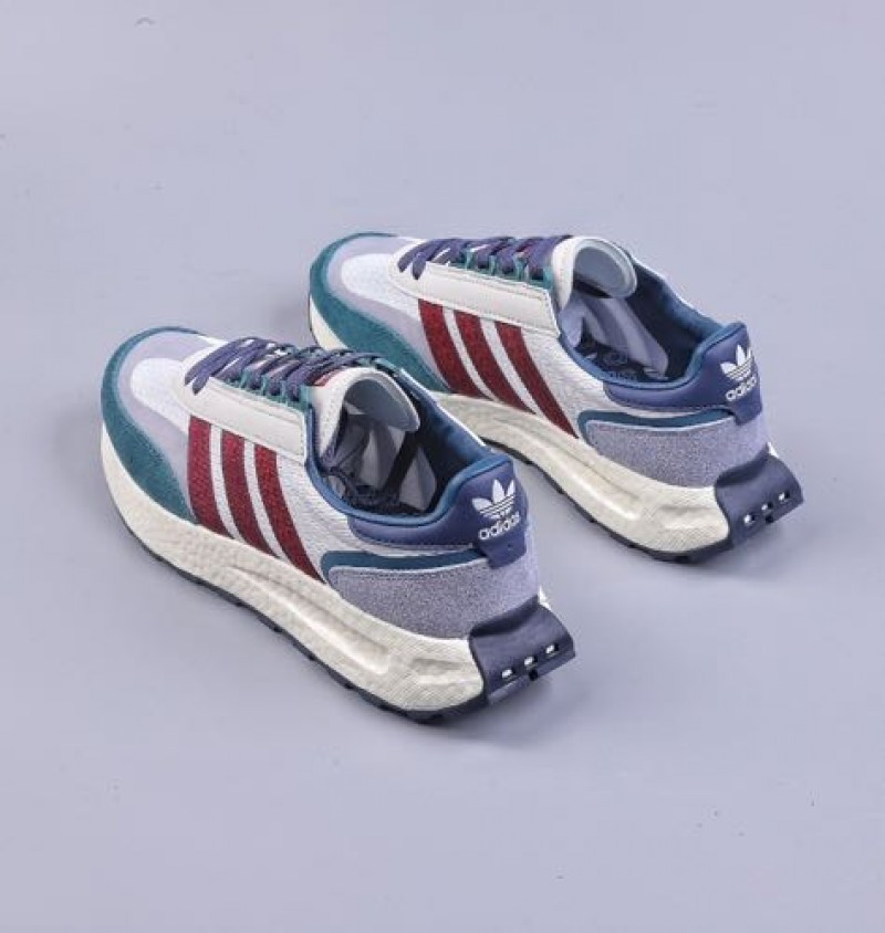 ADIDDAS RETROPY E5 DARK BLUE RED GREEN