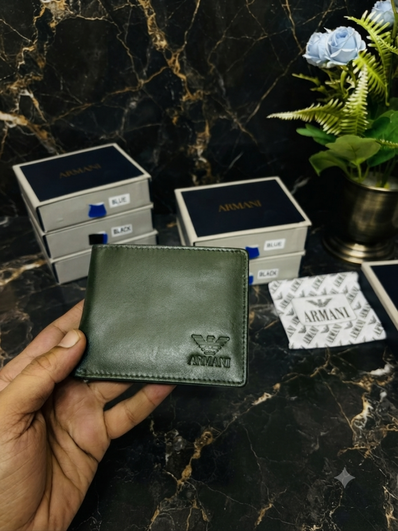 103 ARMAANI GREEN PREMIUM QUALITY WALLET NO71
