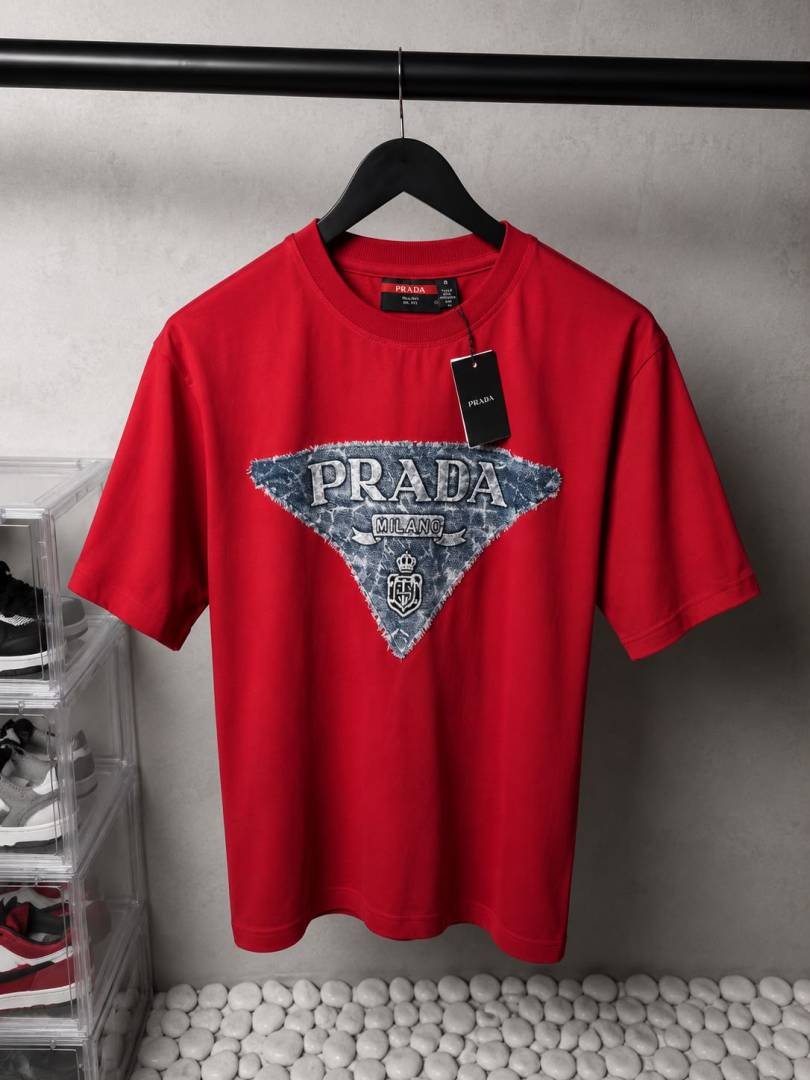 Prad_ Milano Logo T-Shirt 1182. Sale-offer VS1000