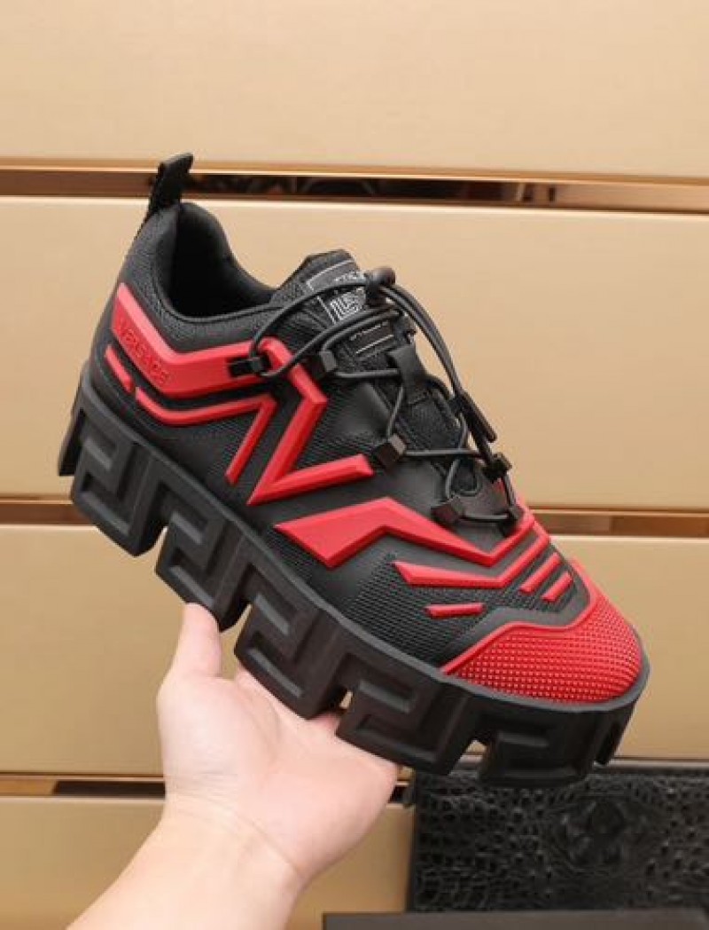 Versace Greca Labyrinth Lace up Sneaker sale no return