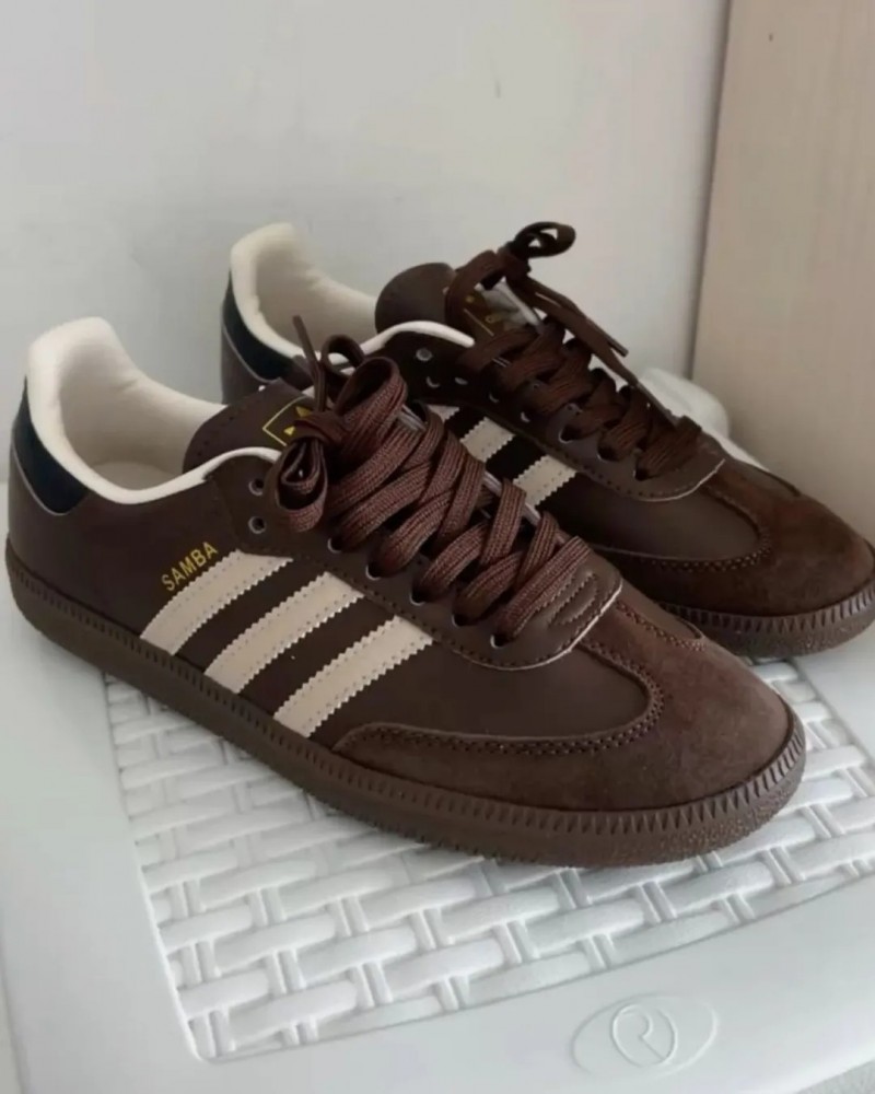 Adiddas  samba og dark brown beige gum 223