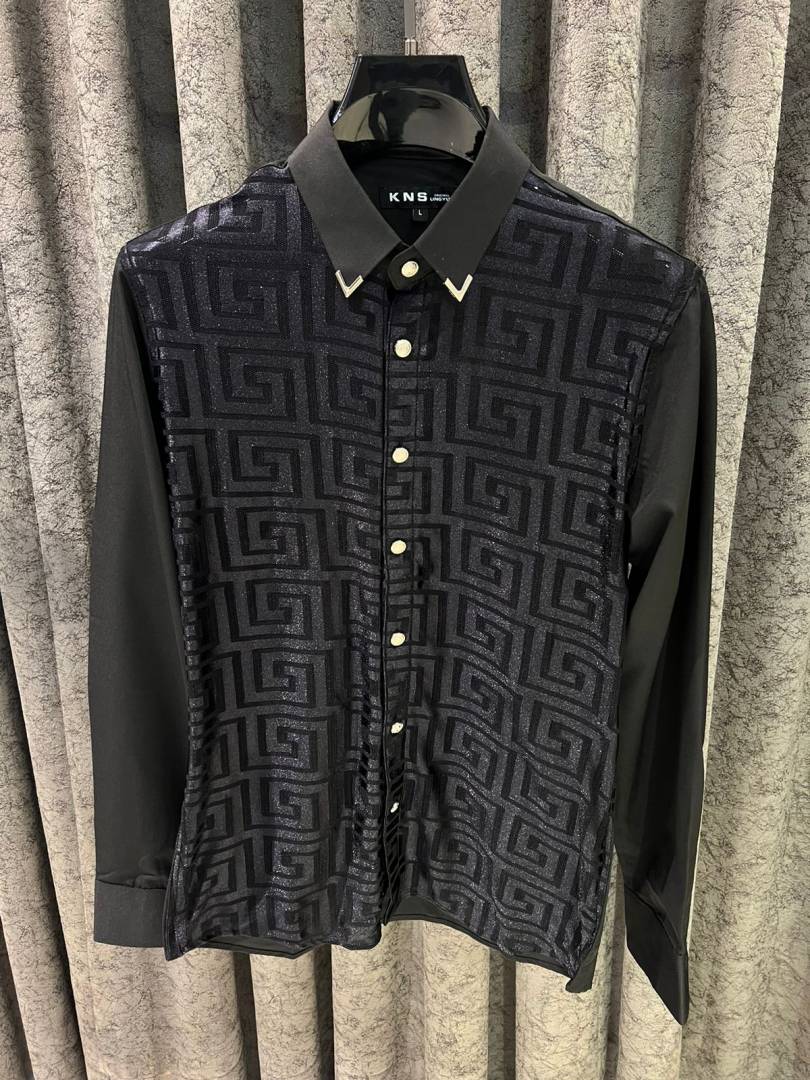 Versac-e IMPORTED STORE ARTICLE DIAMOND SHIRT
