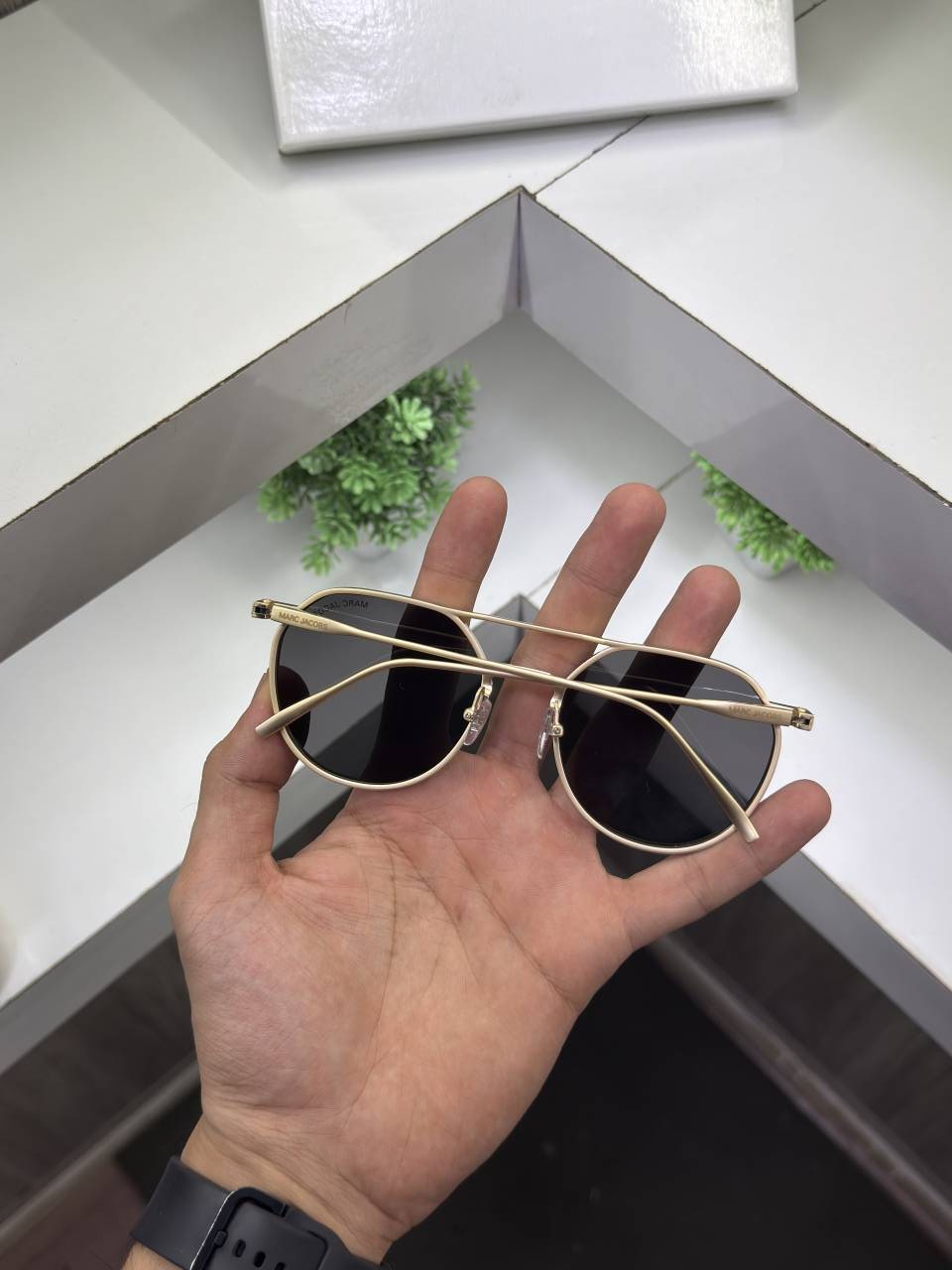 Marc Jacobs  Black Gold Sunglass