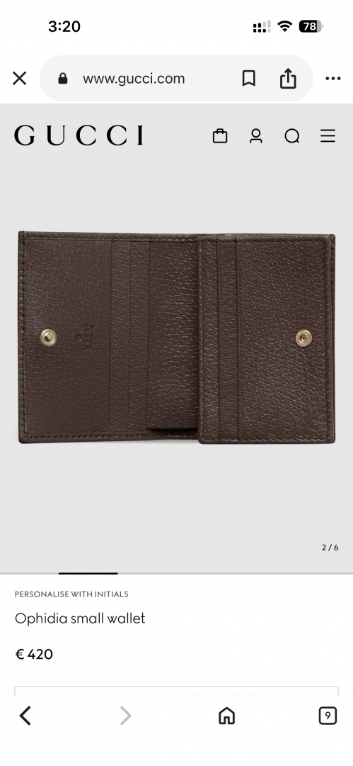 Guchi_G-5_Ophidia_Flap_Wallet_Unisex_With_OriginalPacking