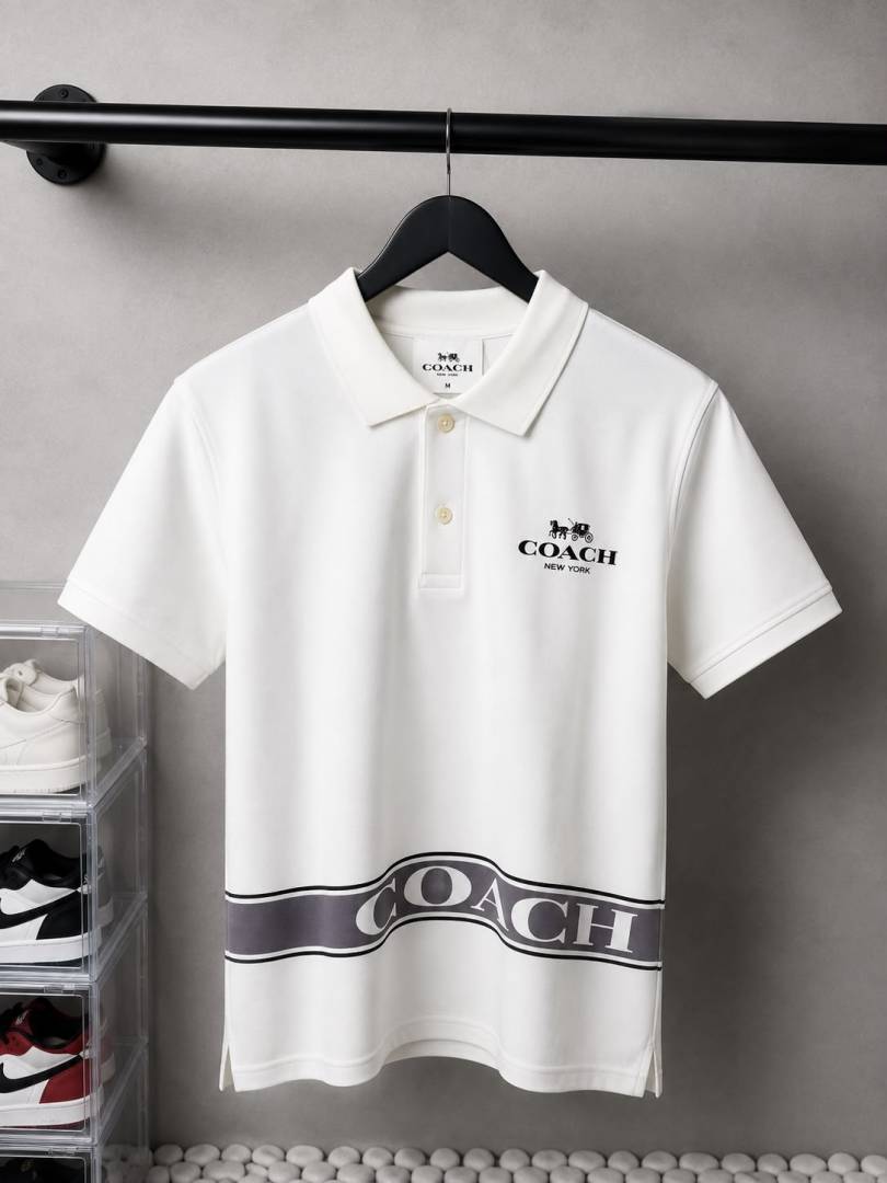 Coa_c Premium Polo T shirt with OG box packaging 1818 Sale Offer VS1000