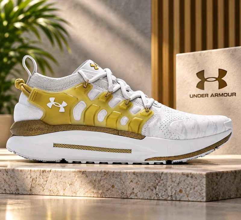 Underr Armour Phantom X CNY Summit White Metallic Gold