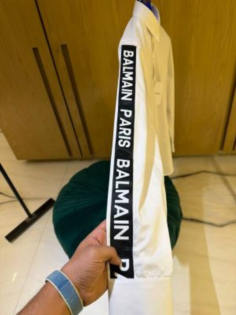 BALMAN IMPORTED STORE ARTICLE SHIRT  WHITE