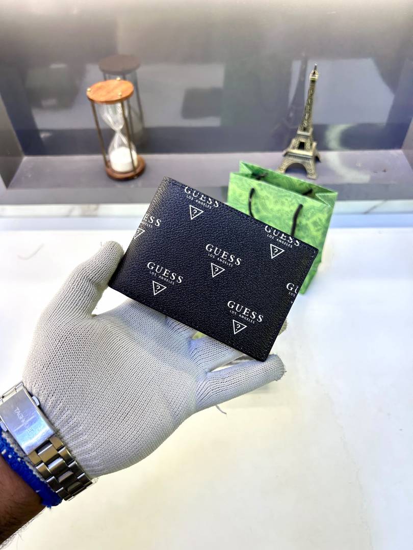 Gues_s Black Premium Quality Wallet Fa 977