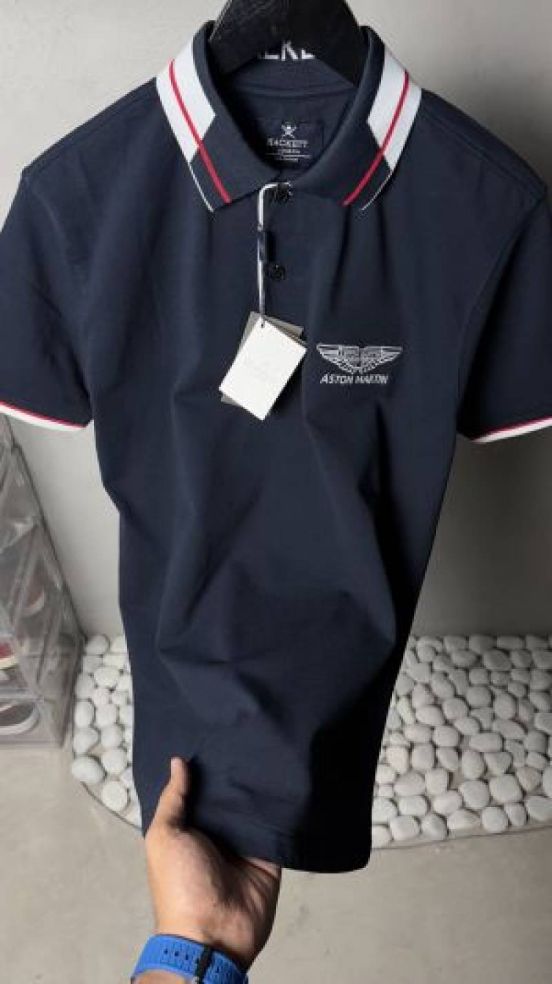 Hackett x Aston Martin Premium Polo T-Shirt 1172