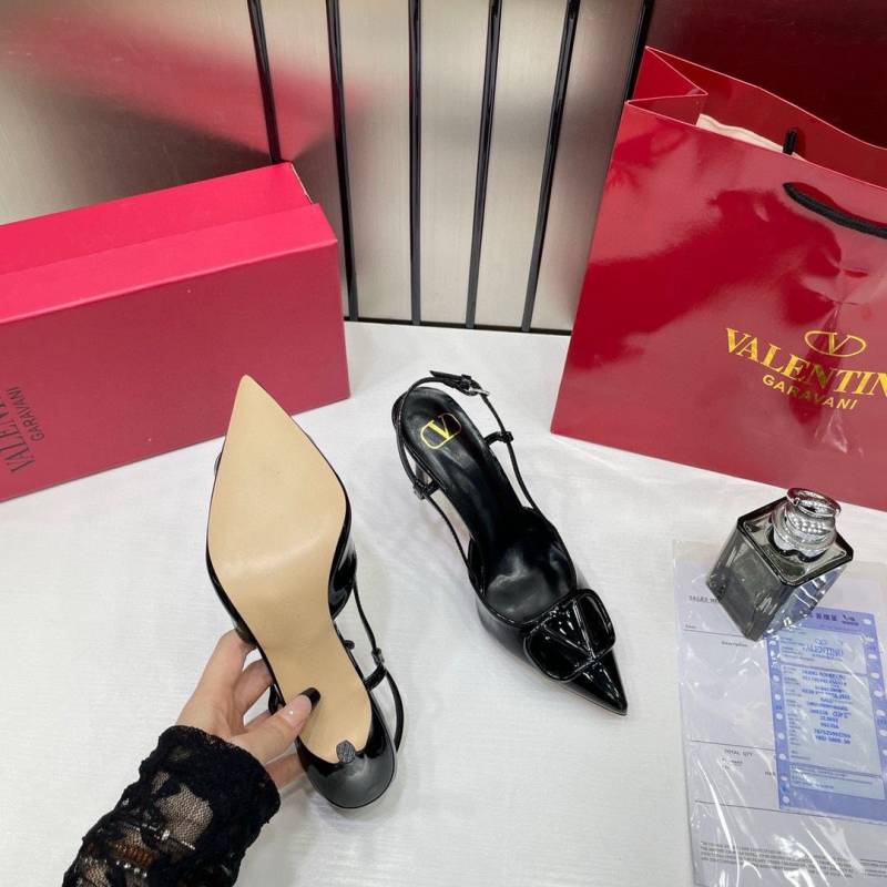 Valentyno_Black_Patent_Leather_Slingback_Heels_With_OriginalBox_CarryBag