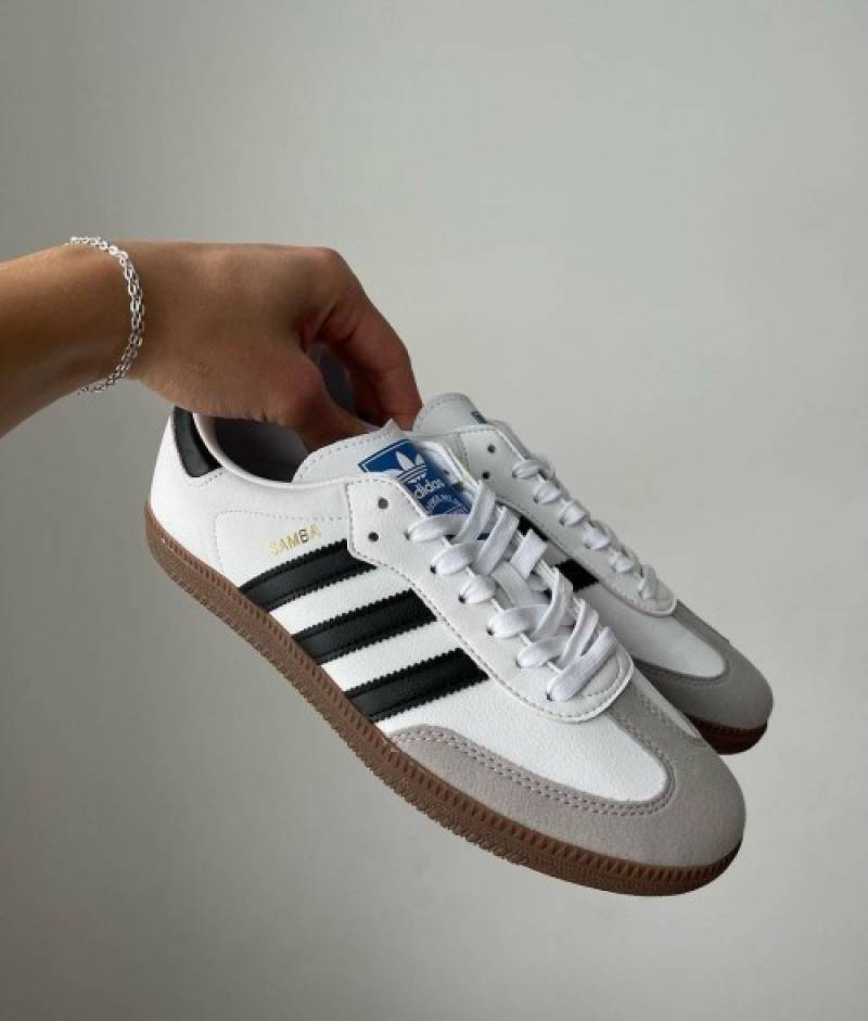Adiddas Samba White to Black 1079
