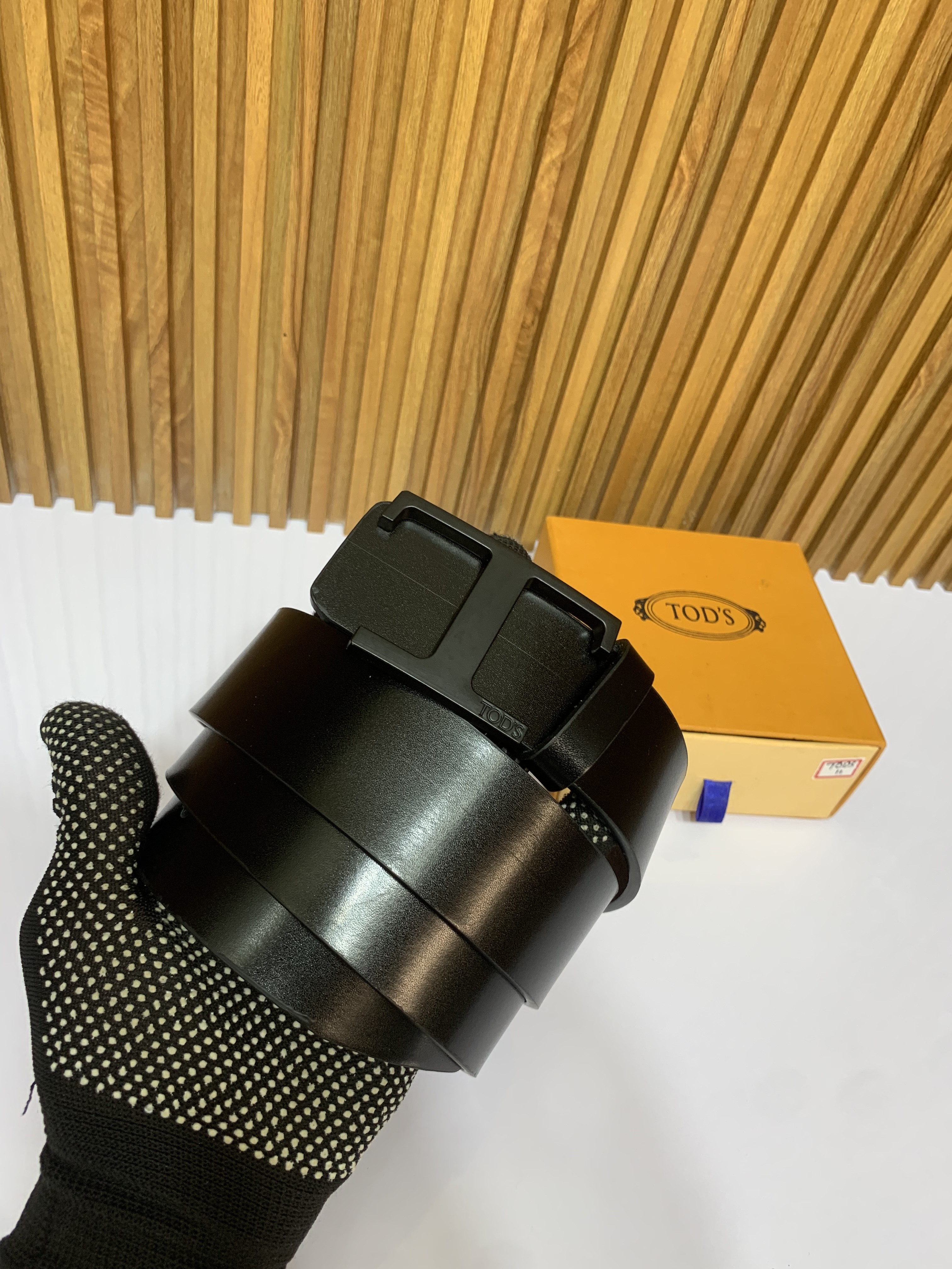 11 TODD'S FULL BLACK PREMIUM QUALITY BELT WITH BOX