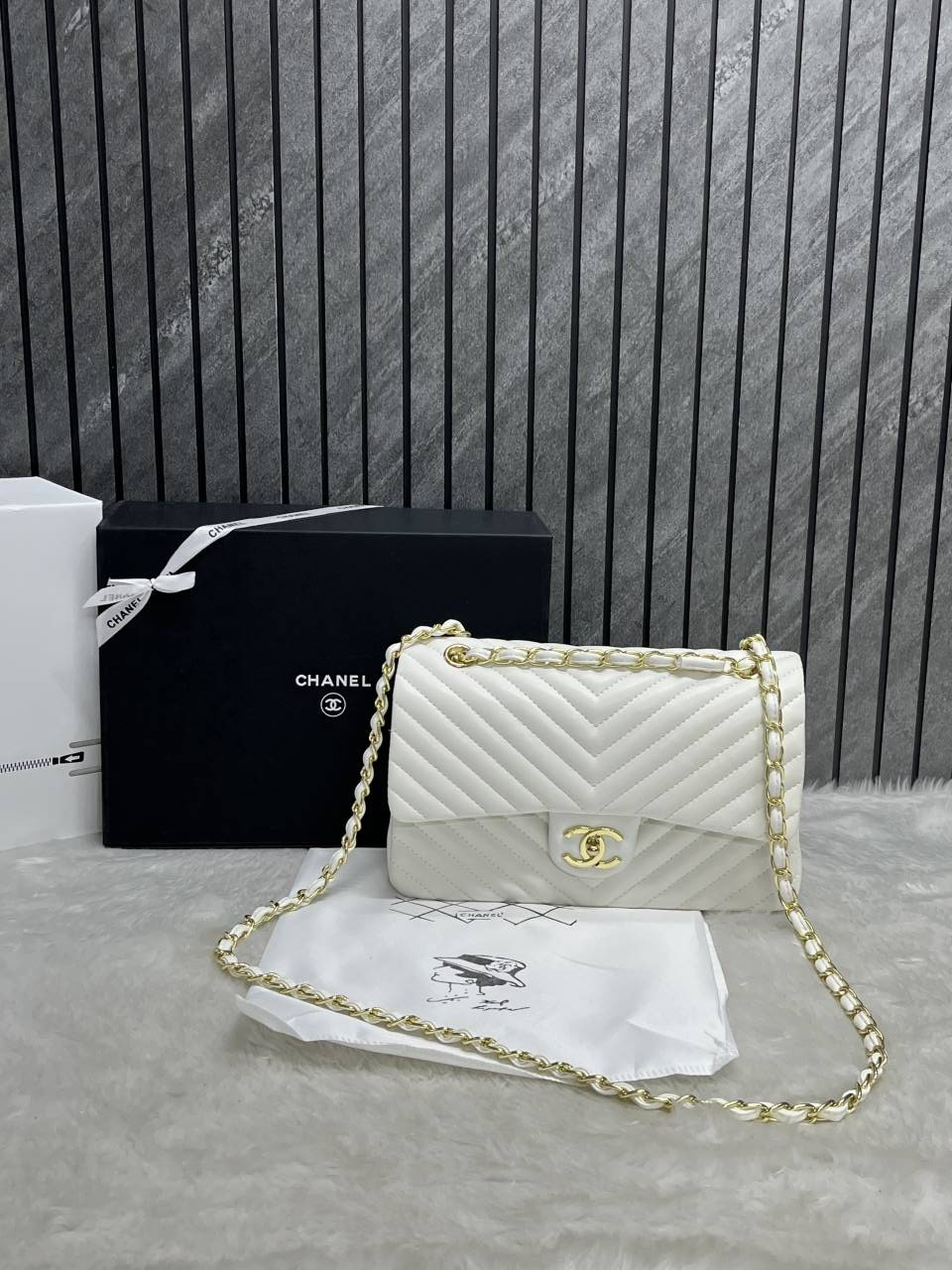 Chennel_Jumbo_Large_Highend_ShoulderBag_With_OriginAuldoubleBox_Packing_RibbonPack_Box