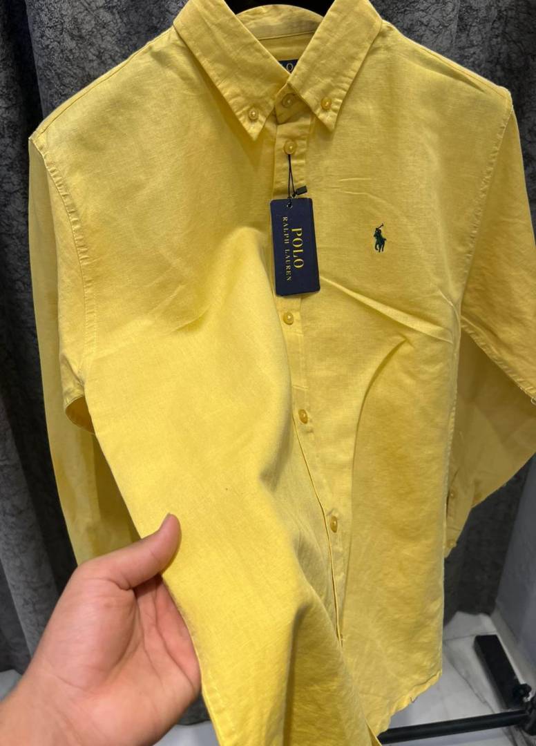 RALP- L-AUREN P-OLO IMPORTED STORE ARTICLE SHIRT leelan fabric