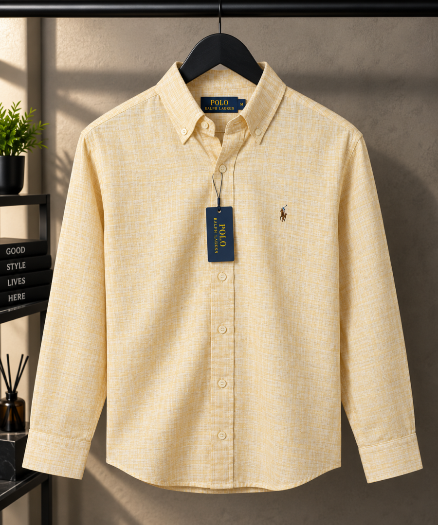 Ralp Lauren Premium Linen High Quality Shirts 2509