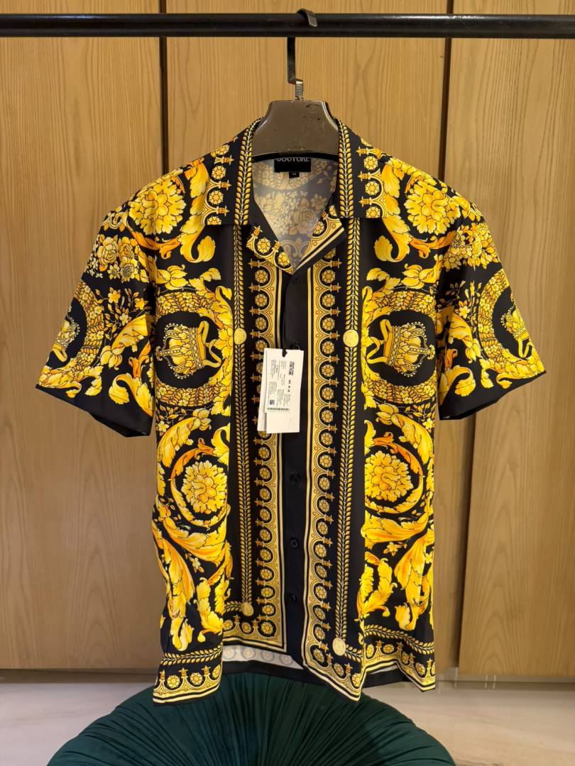 Versac-e IMPORTED STORE ARTICLE PREMIUM PRINTED SHIRT