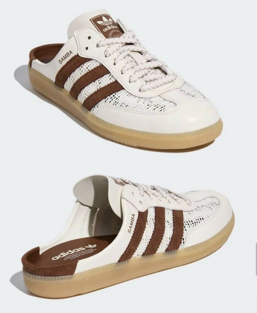 Adiddas Samba Mule Of White Brown