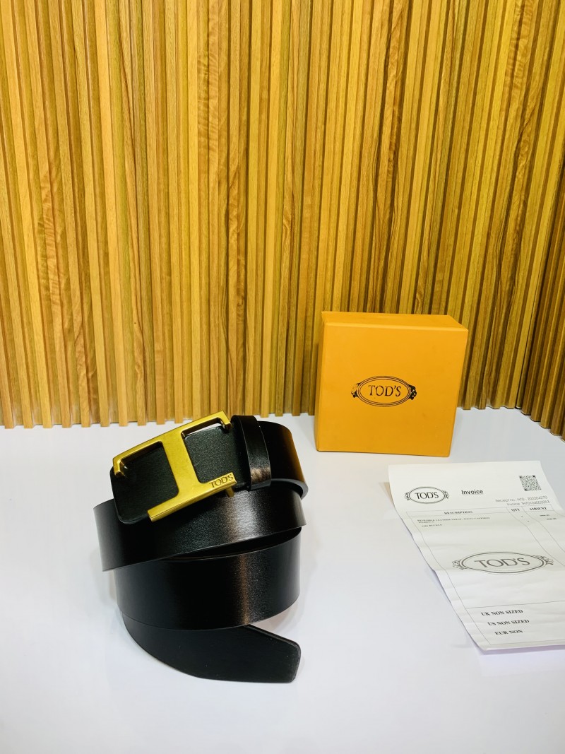13 TODD'S GOLDEN BLACK PREMIUM QUALITY BELT WITH BOX