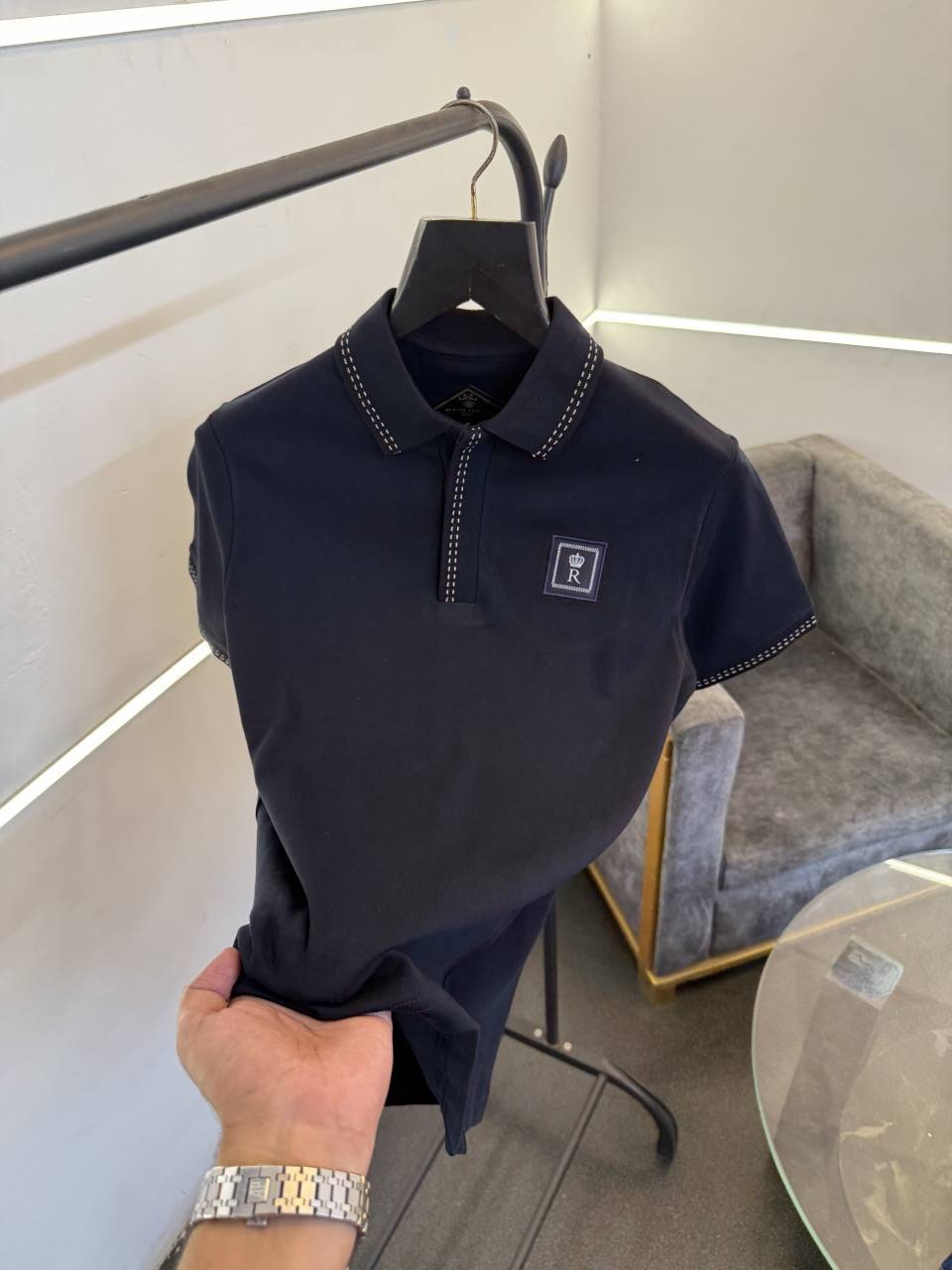 Rarerabbit classic imported polo tshirt navy blue sale