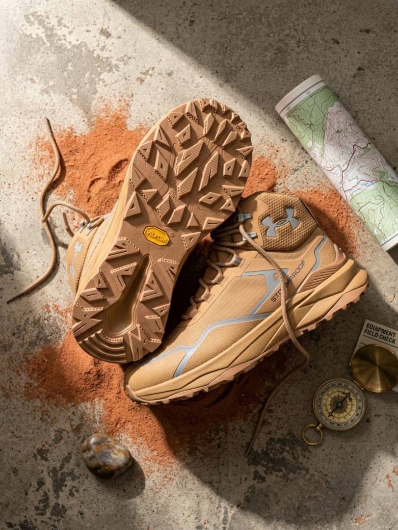 Under Armor Storm Proof boots Tan