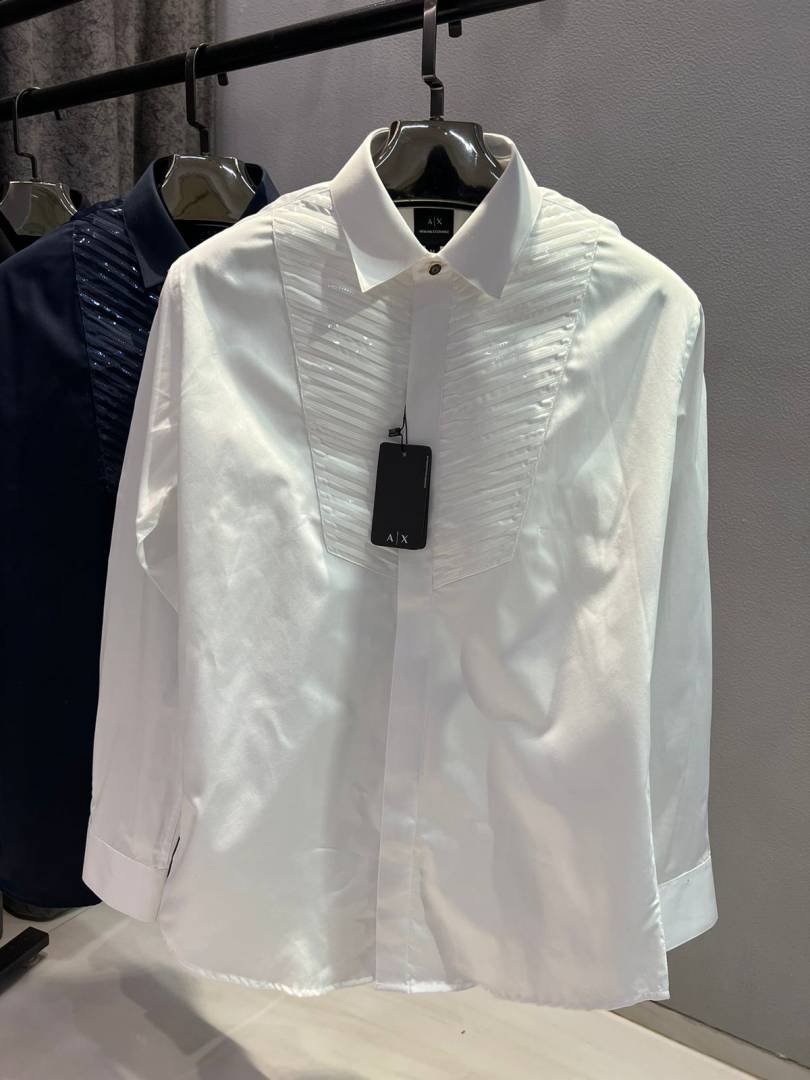 ARRWA%! EXCHAGE IMPORTED PREMIUM BOX PACK SHIRT WHITE