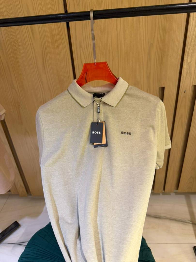BOSS IMPORTED STORE ARTICLE POLO T-SHIRT BOX PACK LIGHT GREEN