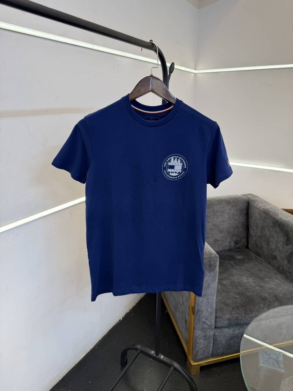 Tommyy hilfiger blue imported round neck tshirt