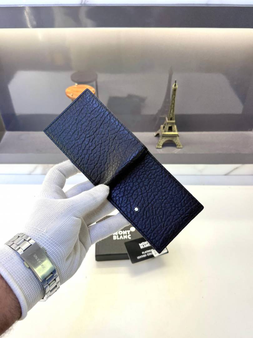 Mont_Blanc Black Wallet Premium Quality Fa 589