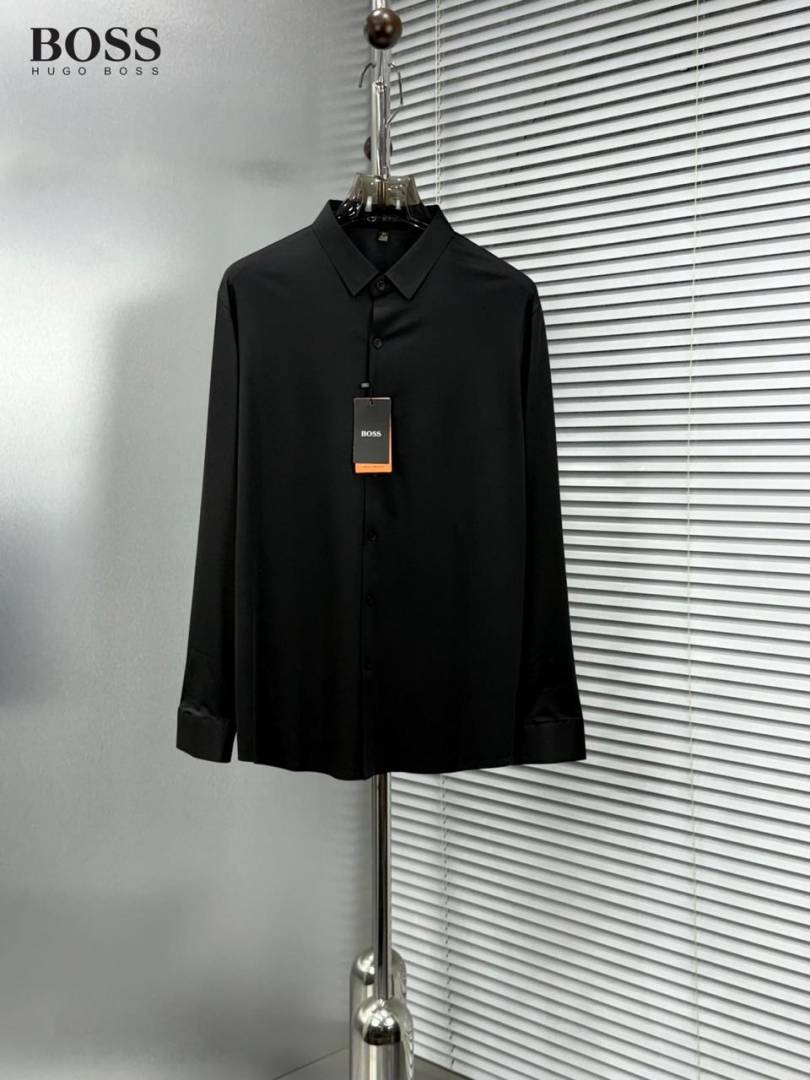 Bos_Full Sleeves Shirt Blacko