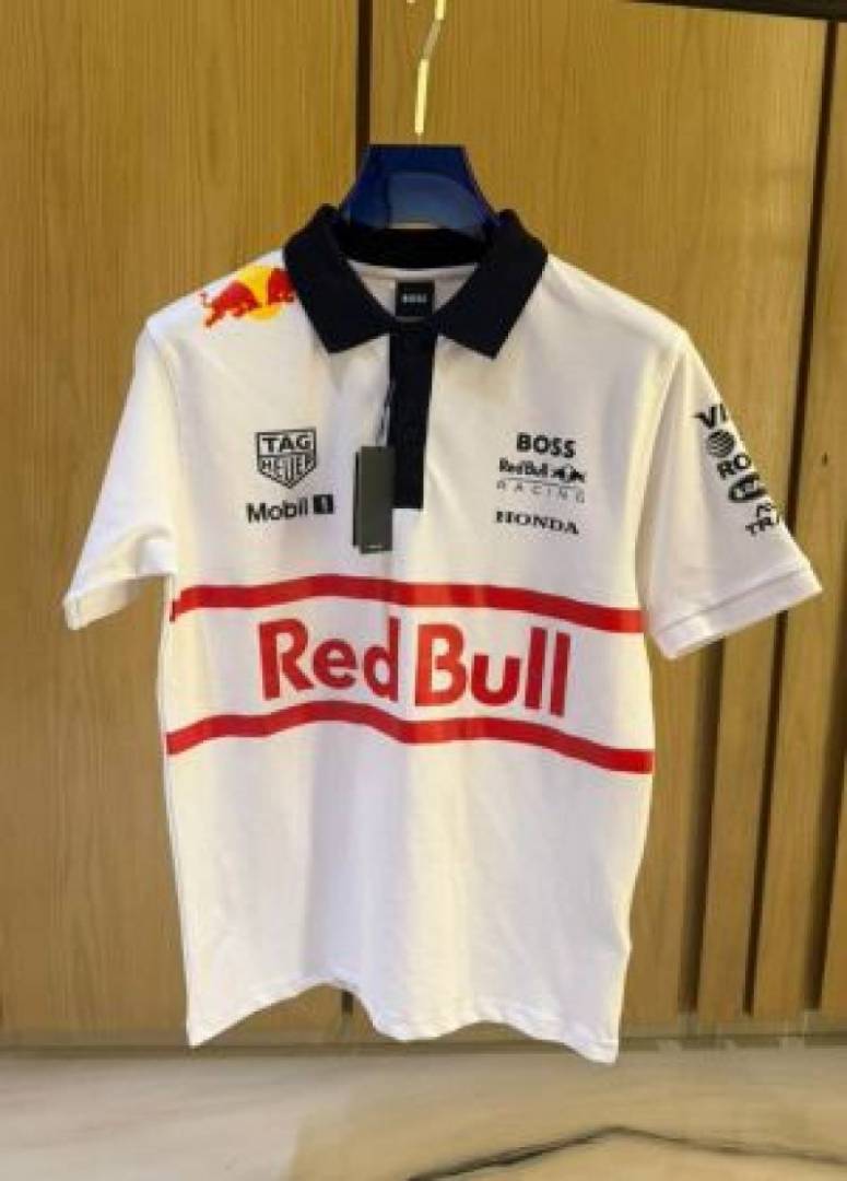 RED BULL EDITION BOSS IMPORTED STORE ARTICLE POLO T-SHIRTx