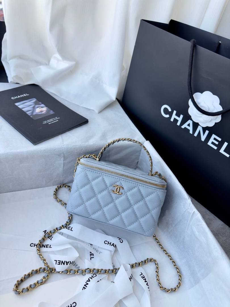 Chennel_Top_Handle_Vanity_Bag_With_OriginalBox