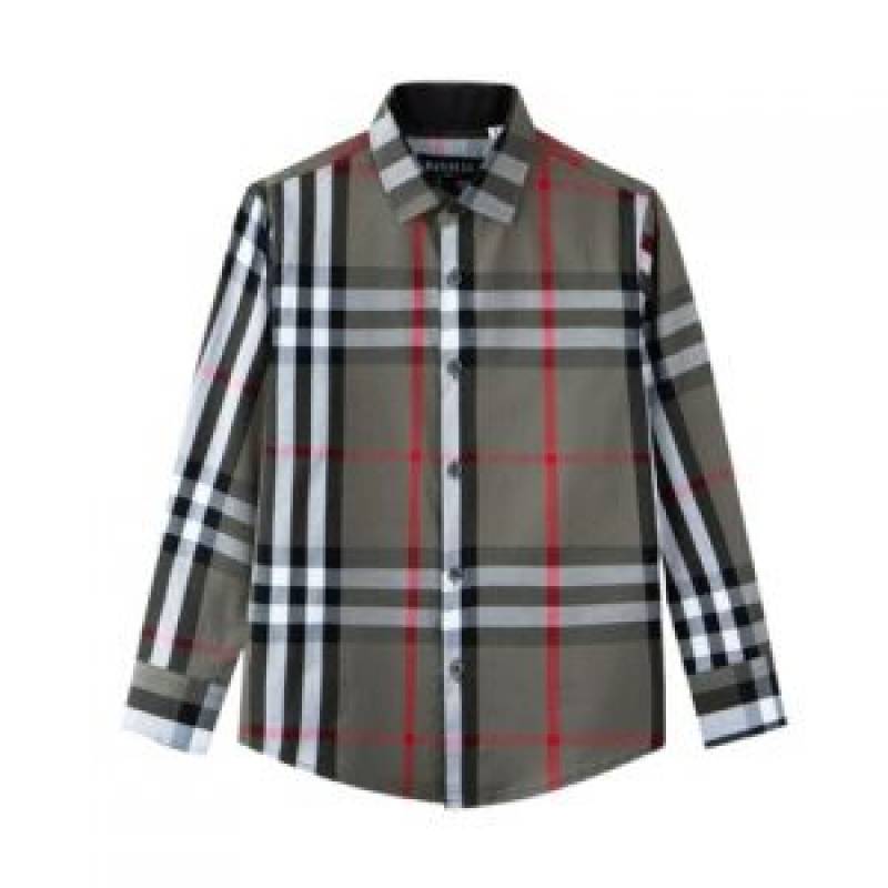 Burbery Premium Box Pack Black Checks Shirt